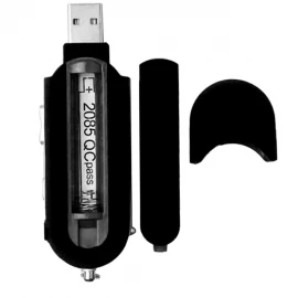 M-LID Mini USB MP3 Player with FM Radio, LCD Screen, Supports 32GB TF Card, Portable Music Player with 3.5mm Jack, AAA Battery Powered Digital Audio Player