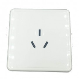Surface Mounted 86 Type Wall Socket Panel 3-Pins Outlet Electric 16A Electrical Plugs Sockets 3 Holes