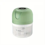 USB Rechargeable Electric Garlic Grinder - Mini Wireless Food Chopper